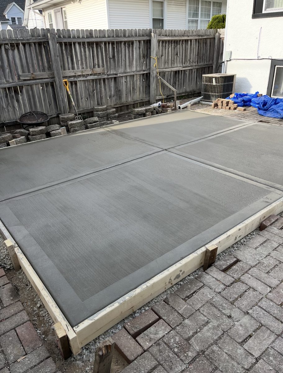 Backyard Patio Pour