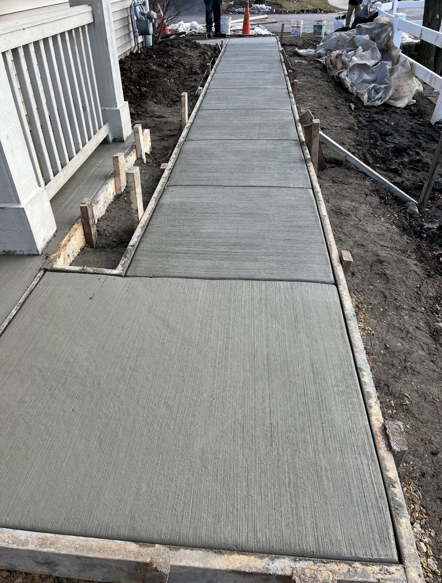 Broom Finish Walkway